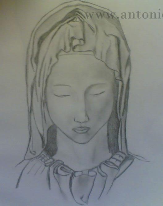 Madonna, disegno di Antonio Sorrentino