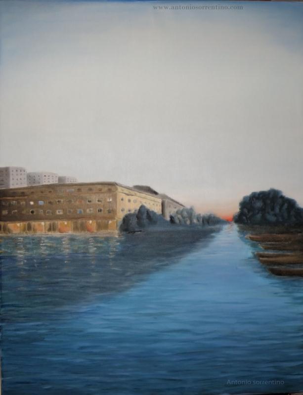 Stockholm Summernight, dipinto di Antonio Sorrentino
